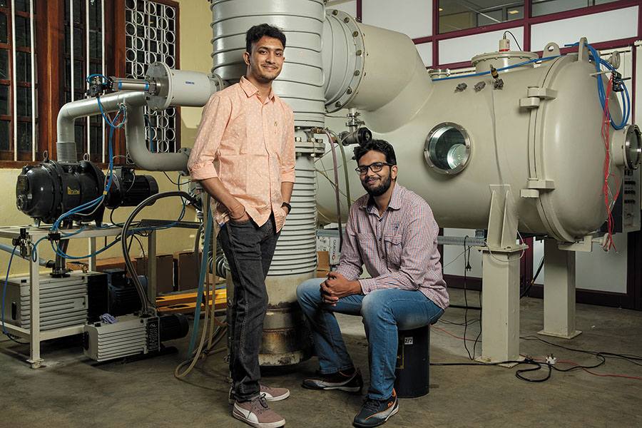 Bellatrix Aerospace founders-  Rohan Ganapathy and Yashas Karanam 