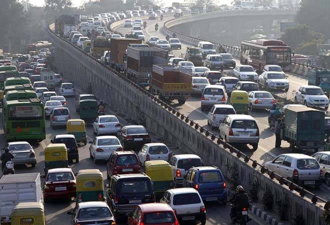 Indian traffic congestion 