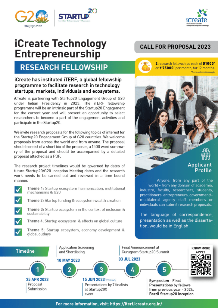 iCreate Research Fellowship