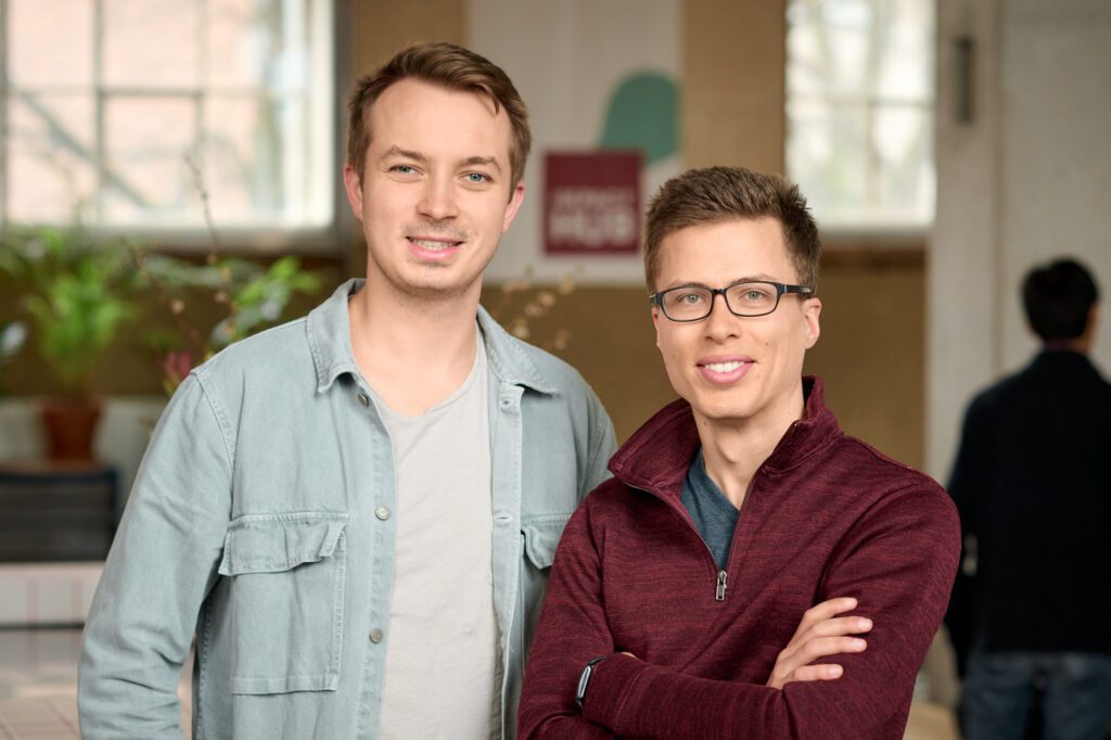 Cardino founders Henrik Sachs (CEO) and Lukasz Pajak (COO)