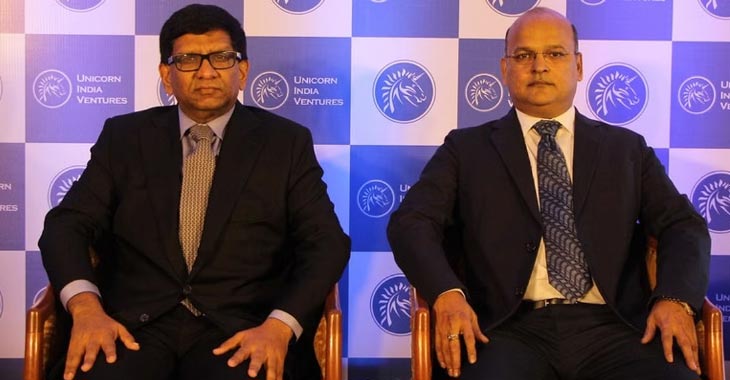 Unicorn India venture founders Bhaskar Majumdar and Anil Joshi