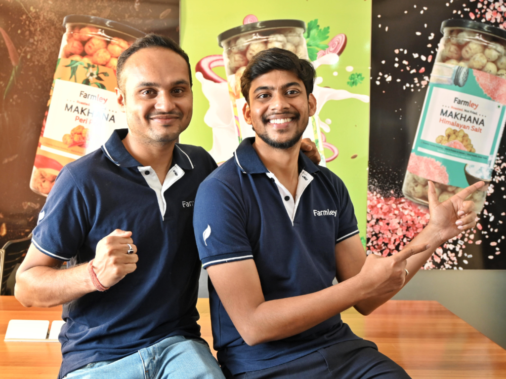 Farmley founders Abhishek Agarwal and Akash Sharma