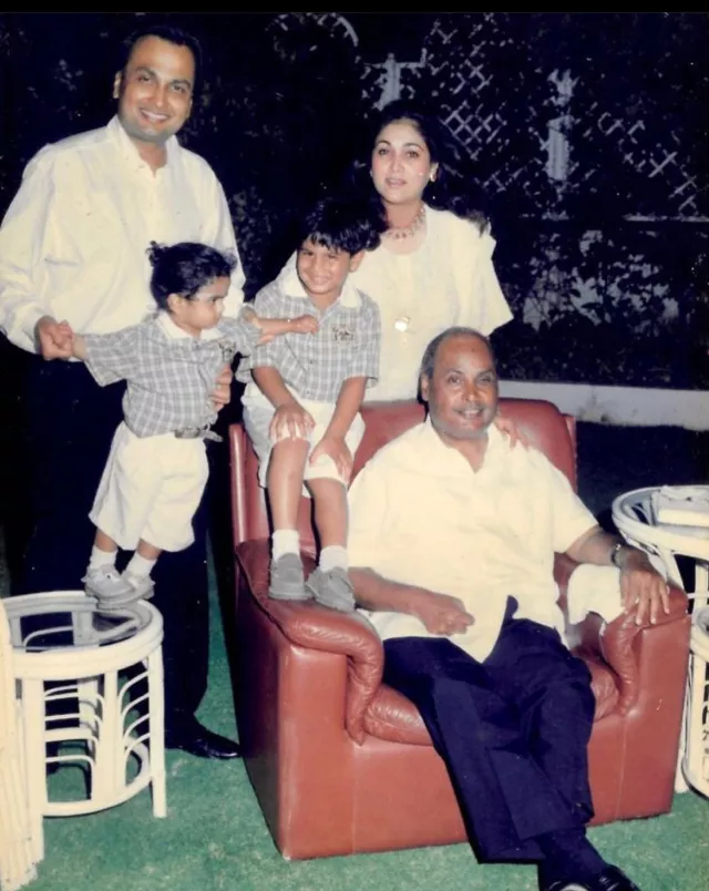 Jai Anmol Ambani in his childhood days