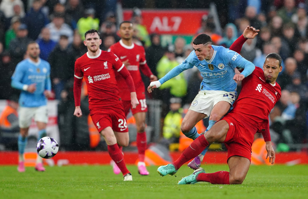 Virgil Van Dyke puts in a dominant performance in Liverpool vs Man City